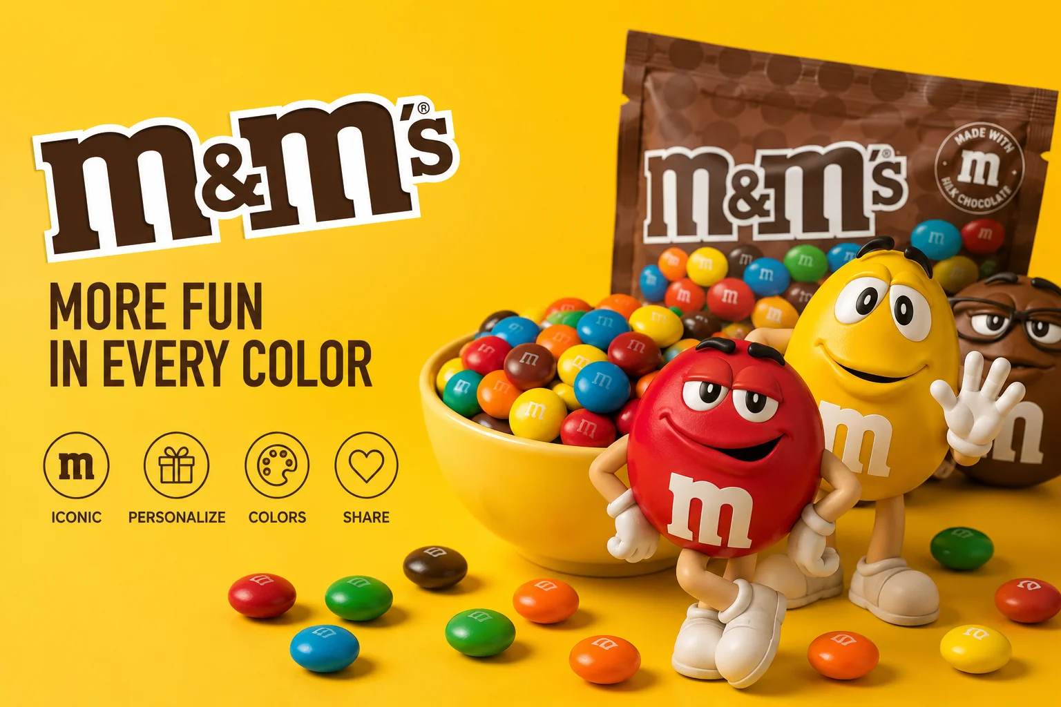 The Ultimate Guide to M&M's: From Iconic Candy to Personalized Gifts