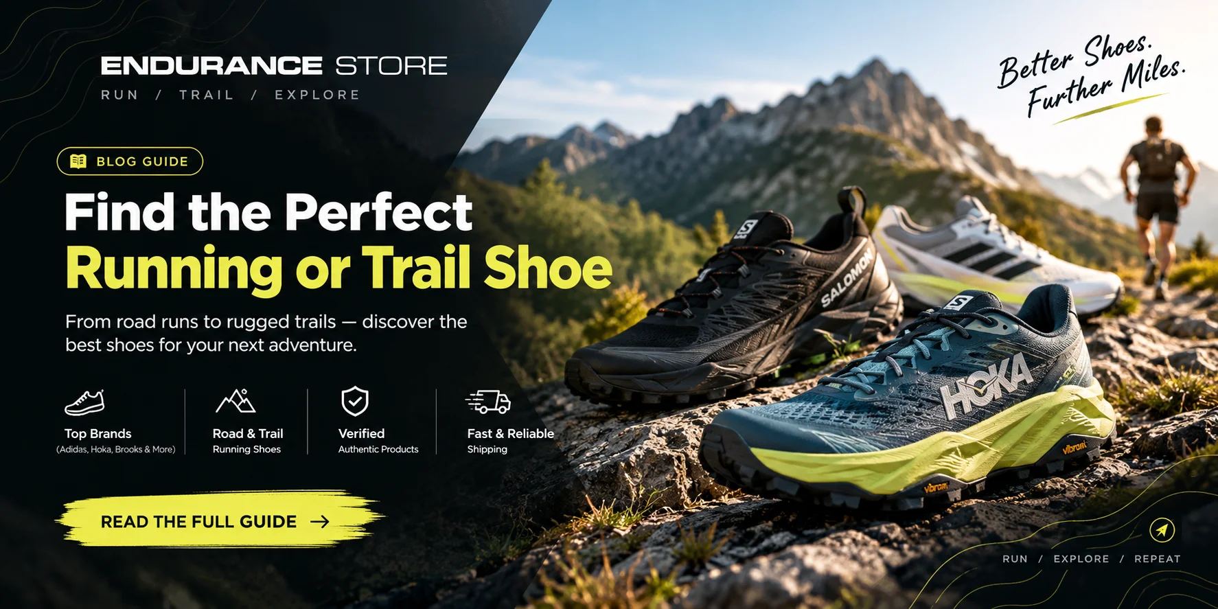 Endurance Store FR French Days sale banner with running gear discount