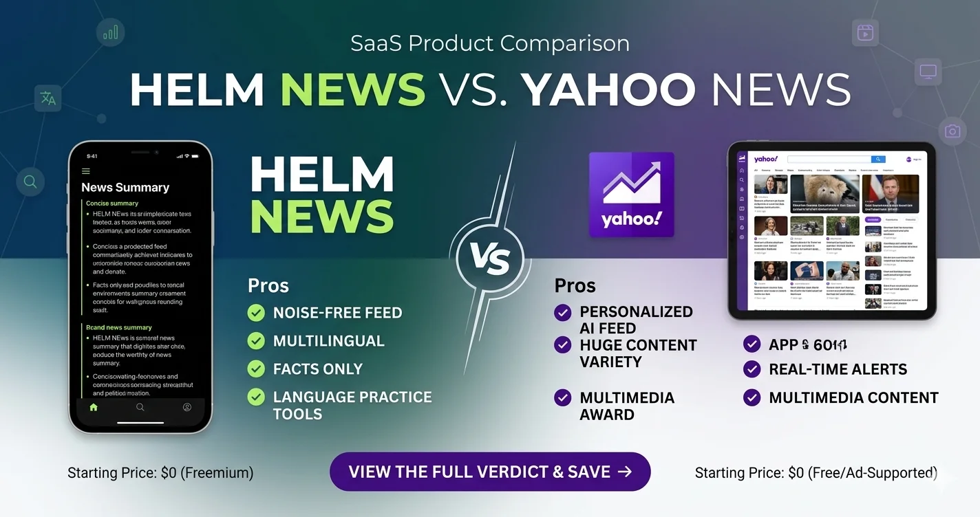 Helm News vs Yahoo News: Which Is Better in 2026?