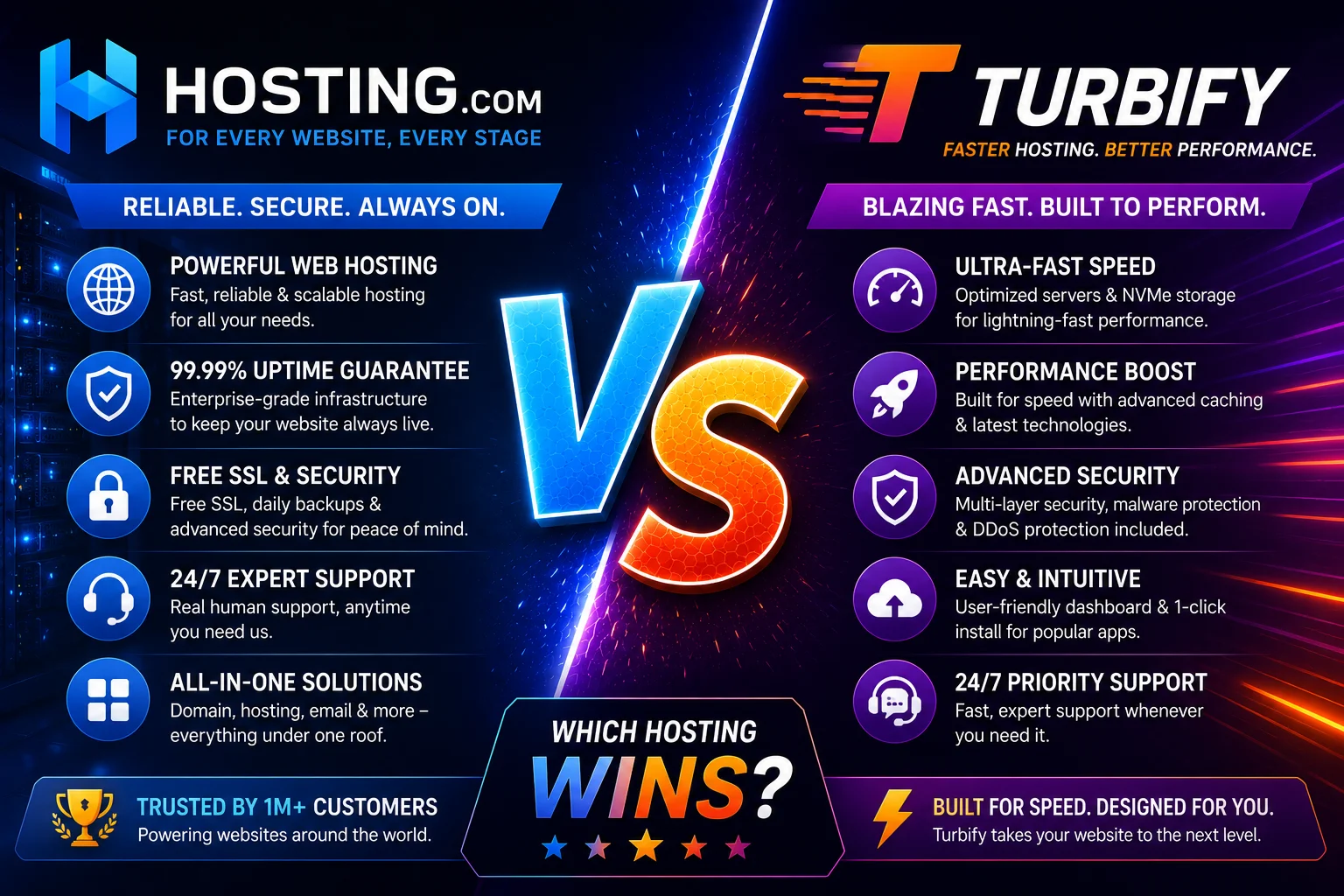 Hosting.com vs Turbify: Which Web Host Is Better in 2026?