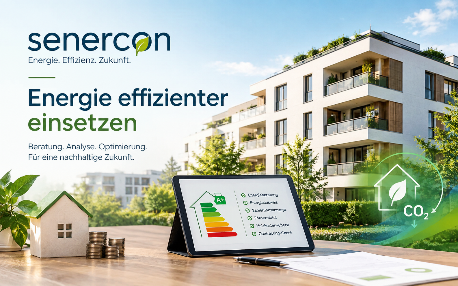senercon energy consulting, building efficiency, energy certificates, and renovation planning services