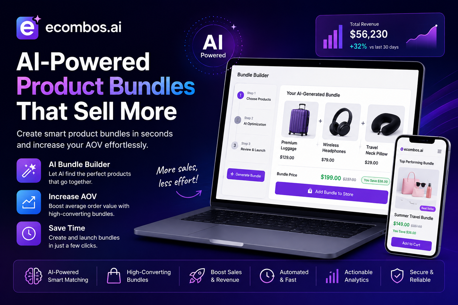 EcomBos AI-powered ecommerce product photos, UGC videos, and advertising platform