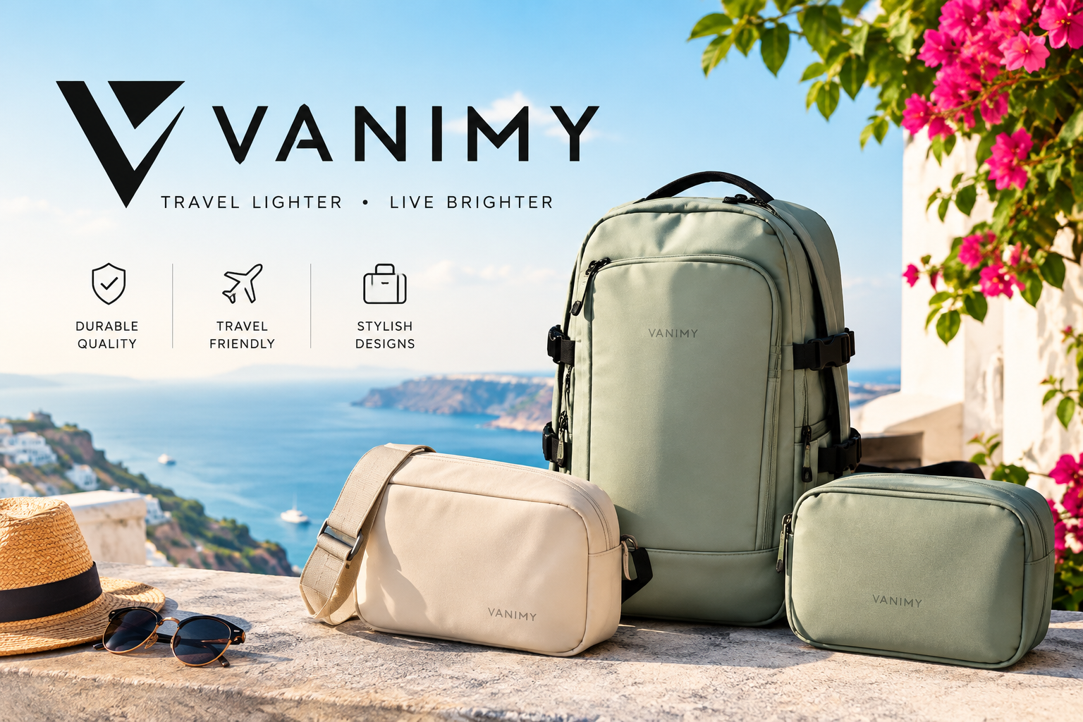 Vanimy official online store featuring hypoallergenic earrings, waterproof necklaces, tarnish-free gold plated rings, and sensitive skin fashion jewelry collections.