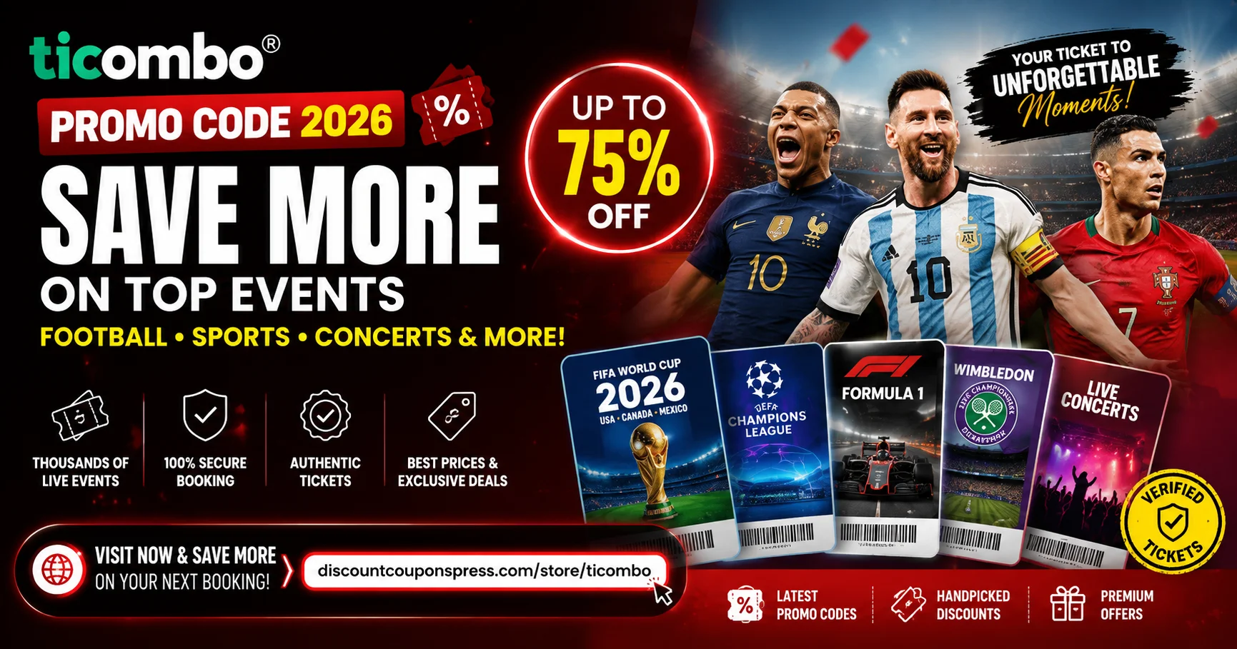 Experience live events securely with a fair, transparent fan-to-fan ticket marketplace backed by a 100% money-back guarantee.