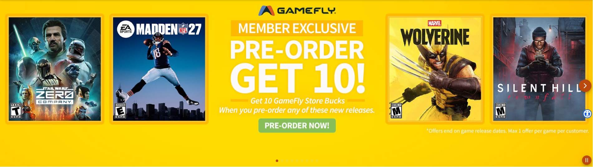 Rent, play, and buy thousands of video games and movies across all major consoles with zero late fees and free shipping.