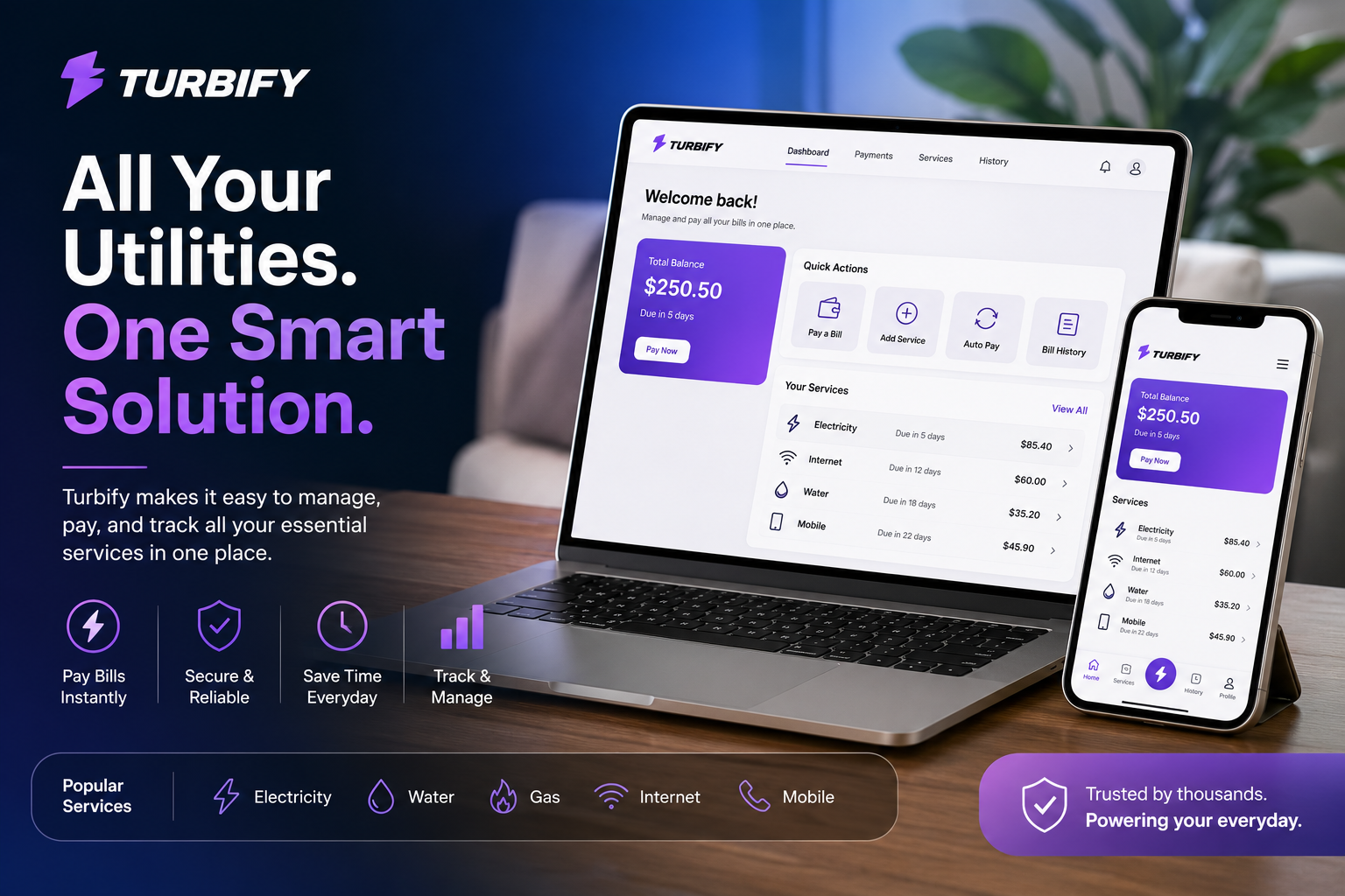 Turbify web hosting platform featuring domain registration, WordPress hosting, business email, website builder, WooCommerce hosting, SSL certificates, and online business solutions for small businesses.