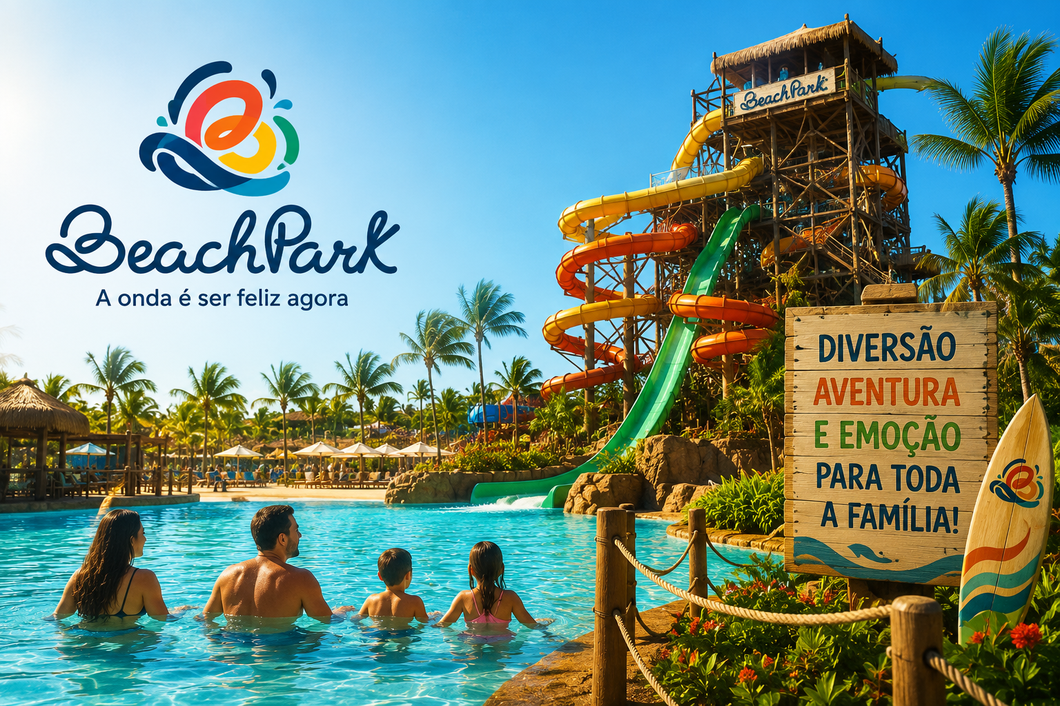 Beach Park Brazil destination featuring Aqua Park attractions, beachfront resorts, family entertainment, and vacation experiences in Ceará.